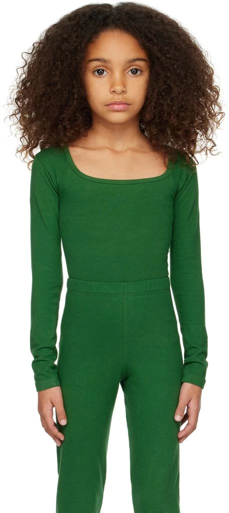 商品Gil Rodriguez|SSENSE Exclusive Kids Green El Tigre Bodysuit,价格¥113,第1张图片