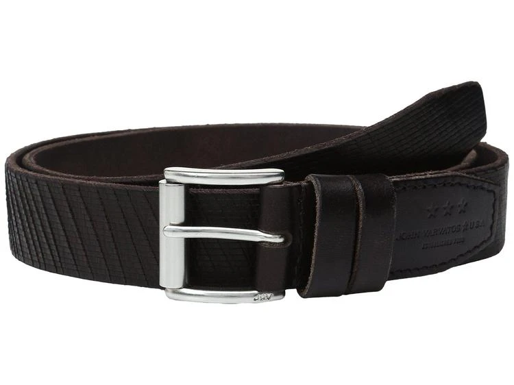 商品John Varvatos|Laser Cut Textured Belt with Roller Buckle,价格¥251,第1张图片