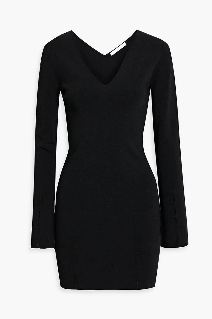 商品Helmut Lang|Cutout ribbed-knit mini dress,价格¥1107,第1张图片