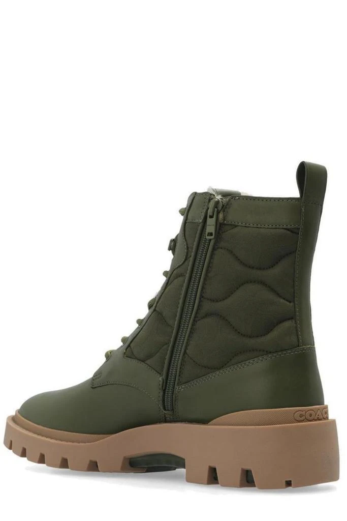 商品Coach|Coach Citysole Quilted Lace-Up Boots,价格¥914,第3张图片详细描述