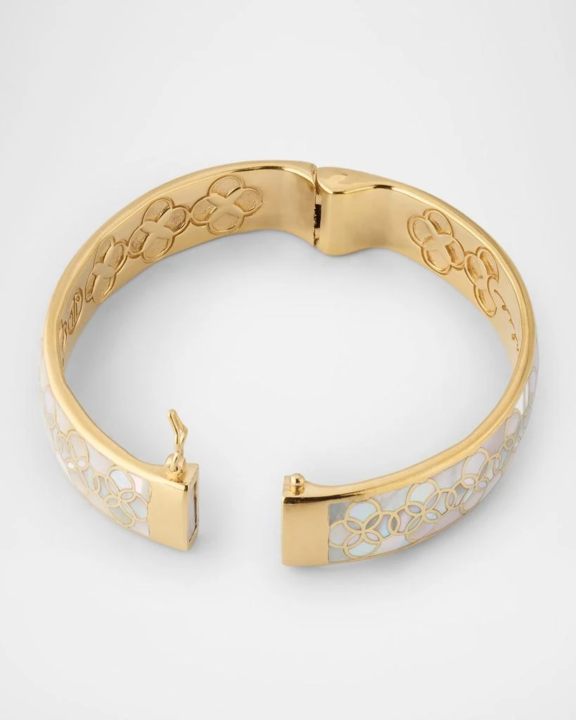 商品Jan Leslie|Petal Mother of Pearl Bangle Bracelet,价格¥11447,第4张图片详细描述