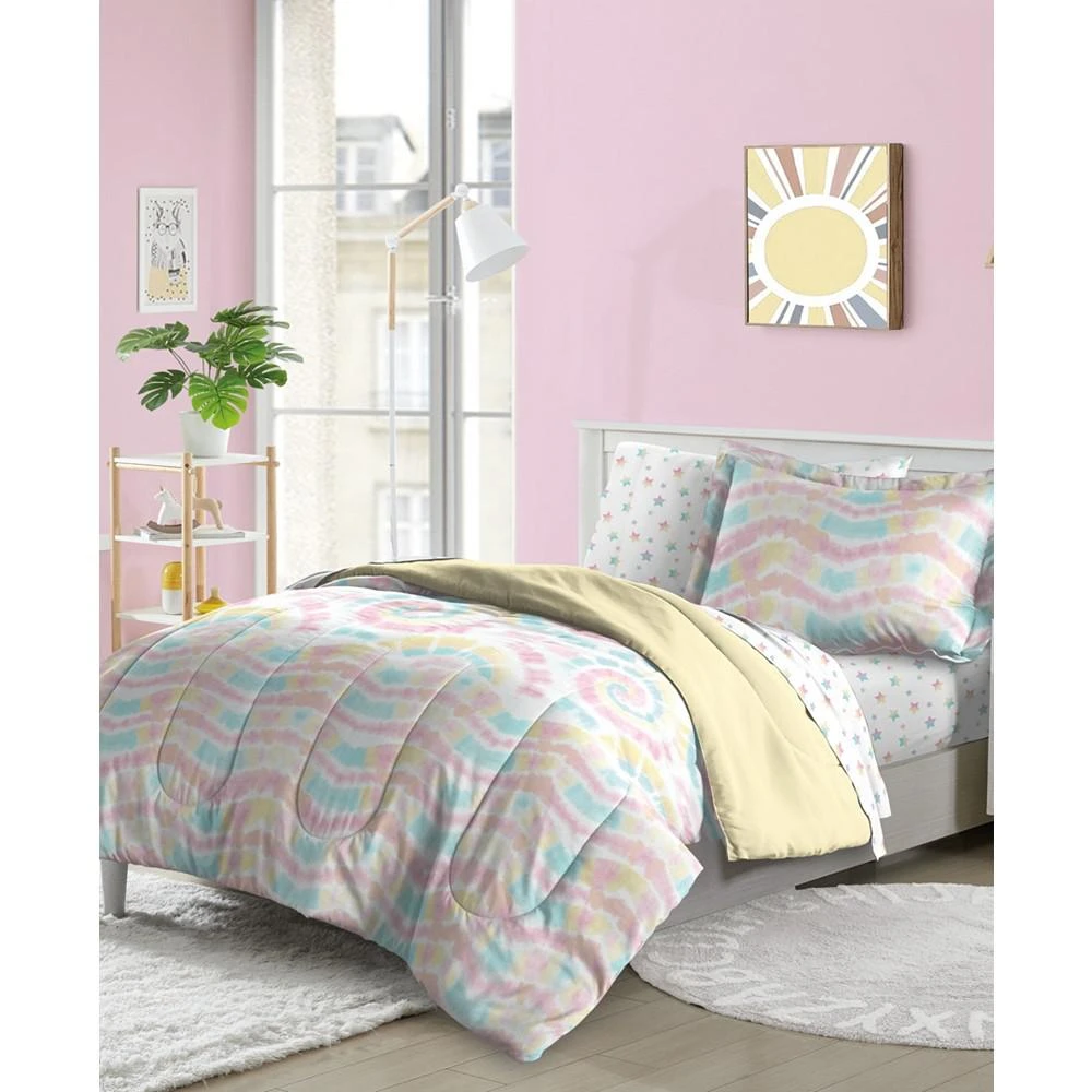 商品Macy's|Dream Factory Tie Dye Rainbow Full Comforter Set,价格¥345,第1张图片