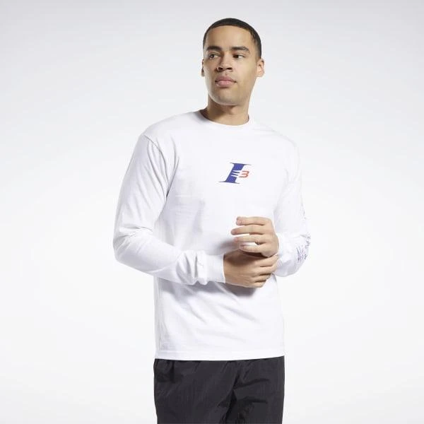 商品Reebok|QT Iverson The Crossover Long Sleeve Crew T-Shirt,价格¥277,第1张图片