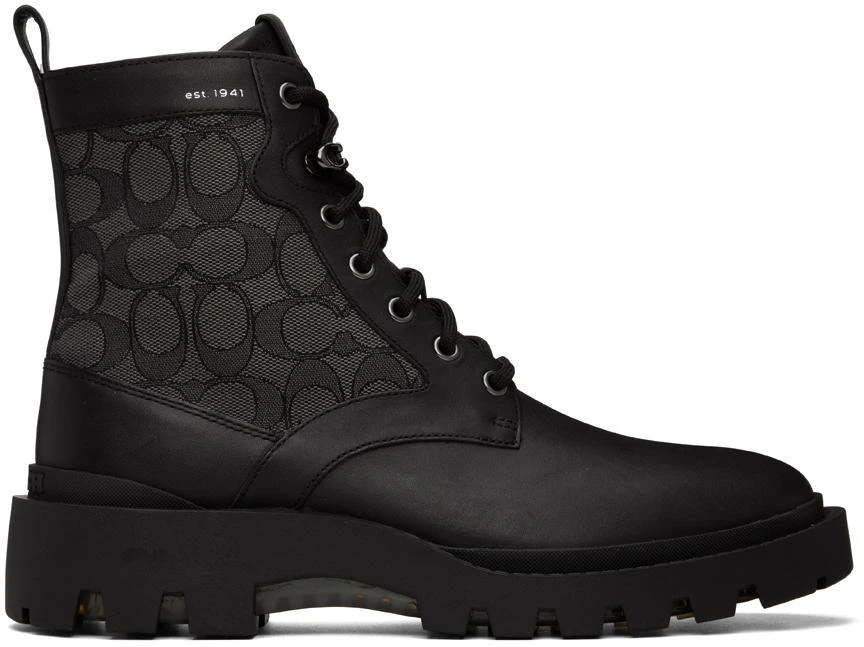 商品Coach|Black Citysole Boots,价格¥1119,第1张图片