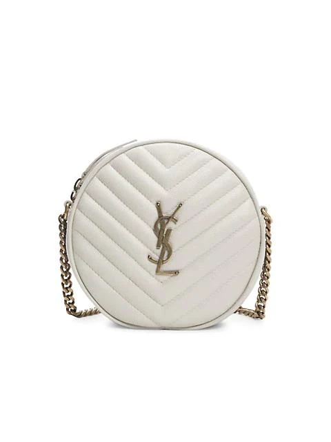 商品Yves Saint Laurent|Jade Round Matelassé Leather Bag,价格¥11638,第1张图片