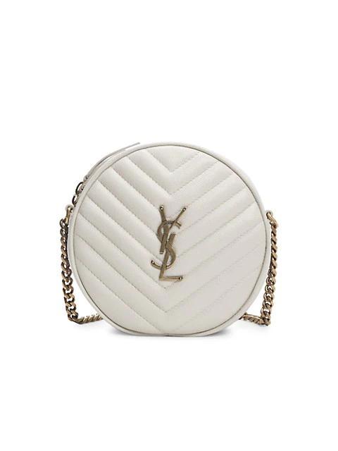 商品Yves Saint Laurent|Jade Round Matelassé Leather Bag,价格¥10716,第1张图片