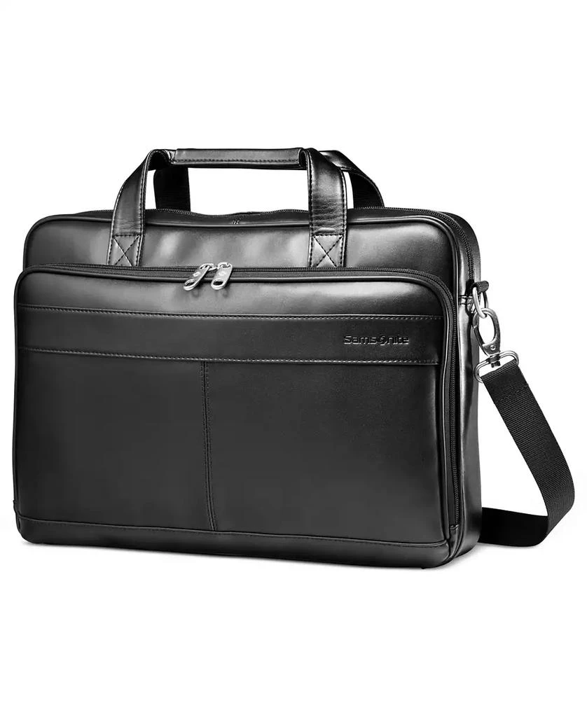 商品Samsonite|Leather Slim Portfolio Laptop 公文包,价格¥1024,第1张图片