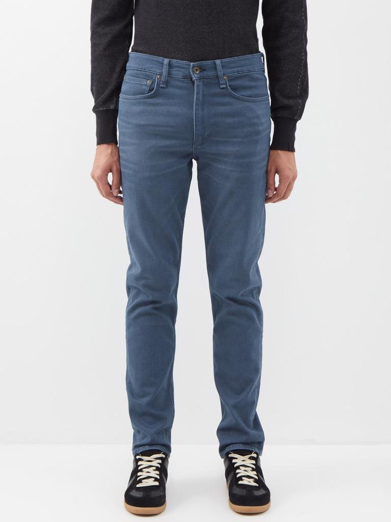 Fit 2 brushed cotton-blend slim-leg jeans商品第1张图片规格展示