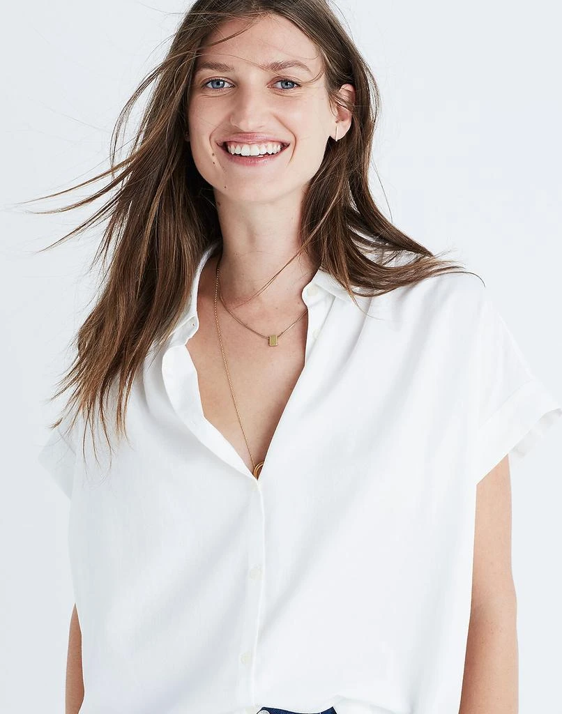 商品Madewell|Central Shirt in Pure White,价格¥512,第3张图片详细描述