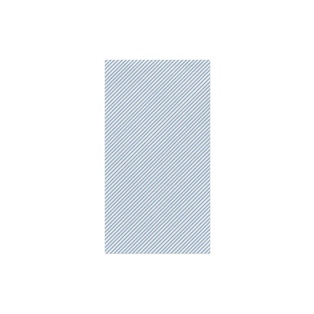 商品VIETRI|Papersoft Napkins Light Blue Seersucker Stripe Guest Towels  (Pack of 20),价格¥97,第1张图片