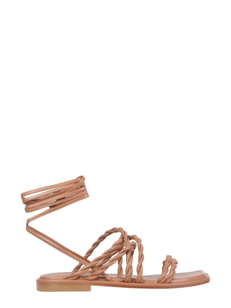 商品Stuart Weitzman|Stuart weitzman women's beige other materials sandals,价格¥3199,第2张图片详细描述