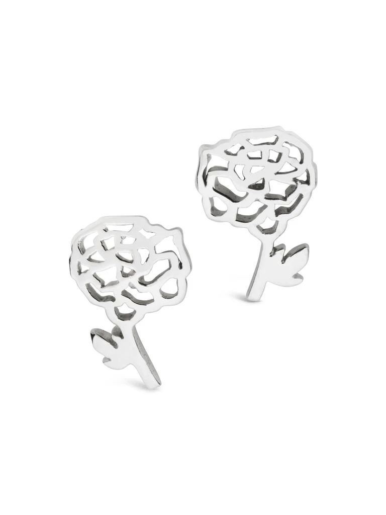 商品Sterling Forever|Sterling Silver Birth Flower Earring Studs - October,价格¥209,第5张图片详细描述