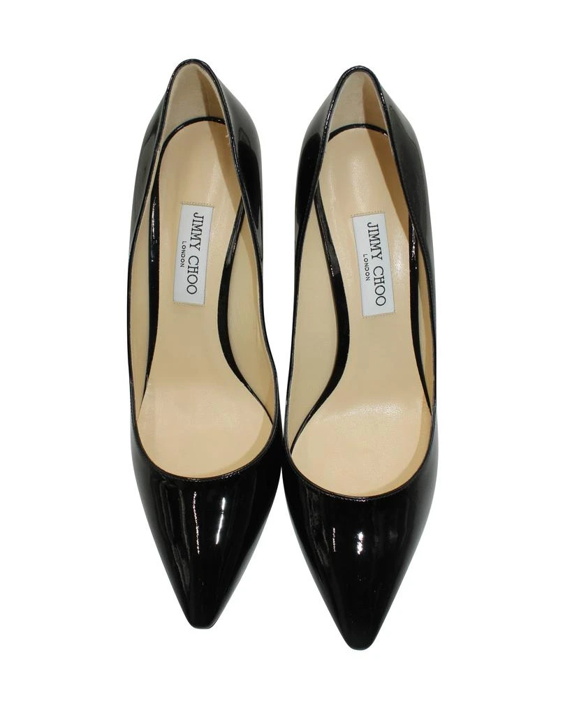 商品[二手商品] Jimmy Choo|Jimmy Choo Romy 85 Pointed-Toe Pumps in Black Patent Leather,价格¥2520,第5张图片详细描述