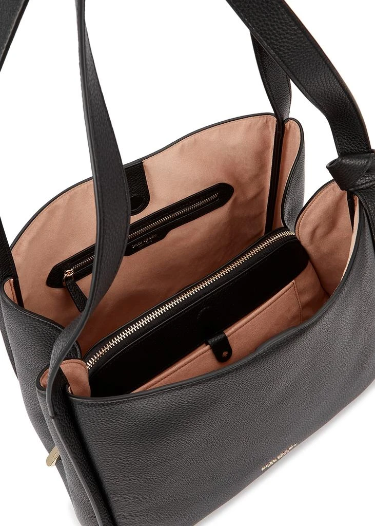 商品Kate Spade|Knott large black leather shoulder bag,价格¥3524,第4张图片详细描述
