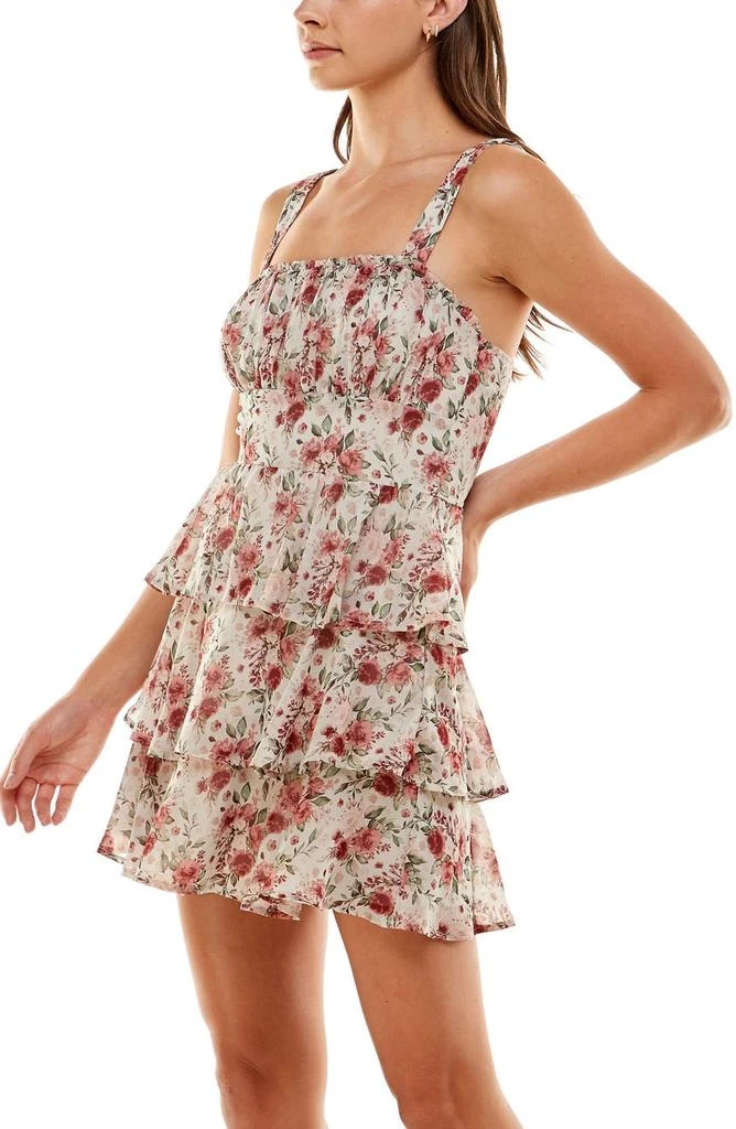 商品ROW A|Emma Floral Print Tiered Minidress,价格¥245,第3张图片详细描述