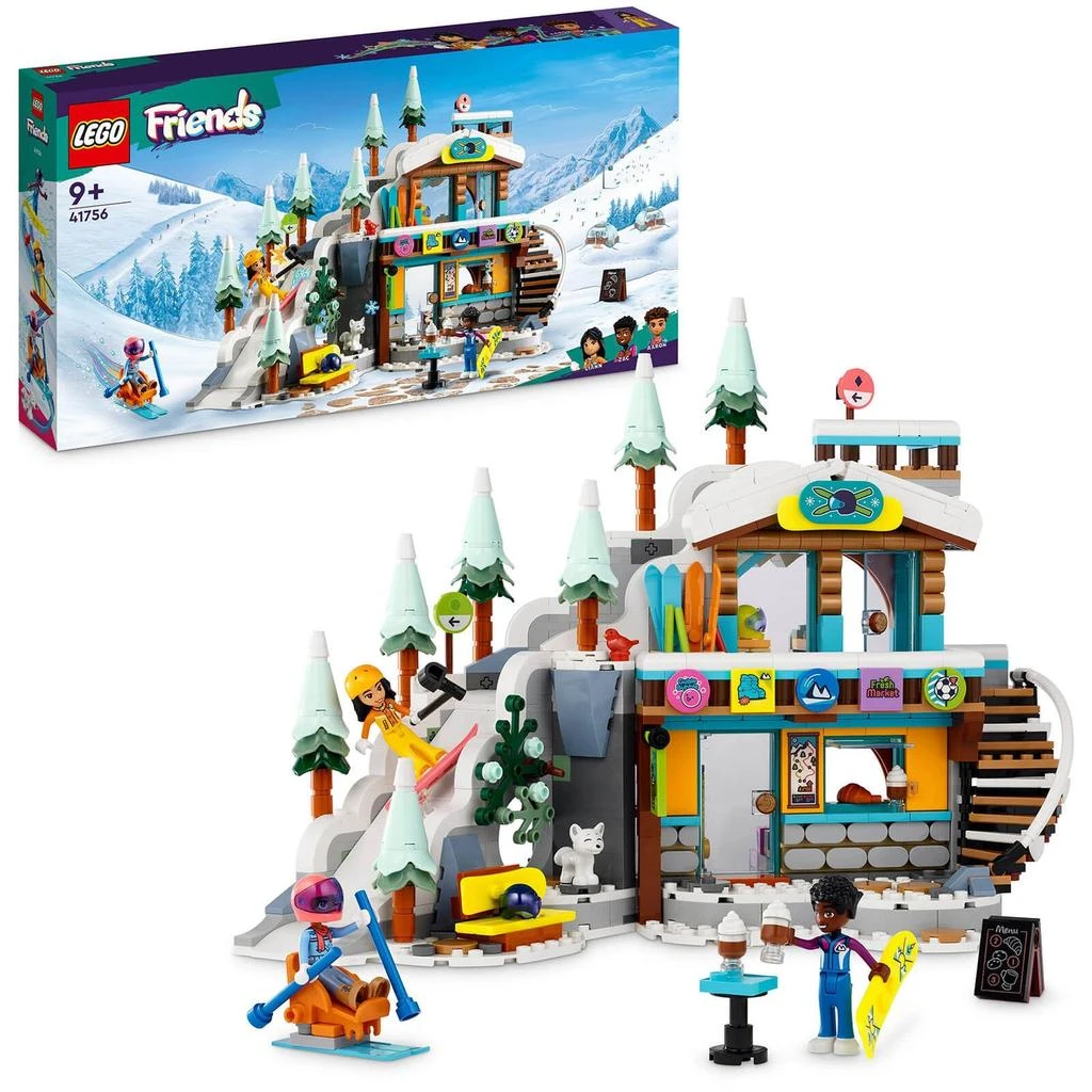 商品LEGO|LEGO Friends Holiday Ski Slope and Café Winter Set 41756,价格¥824,第1张图片