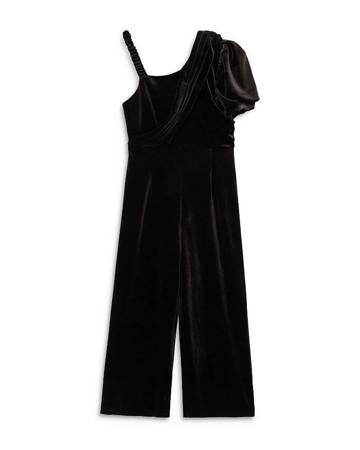 商品Habitual|Girls' Asymmetric Velour Knit Jumpsuit - Big Kid,价格¥480,第1张图片详细描述