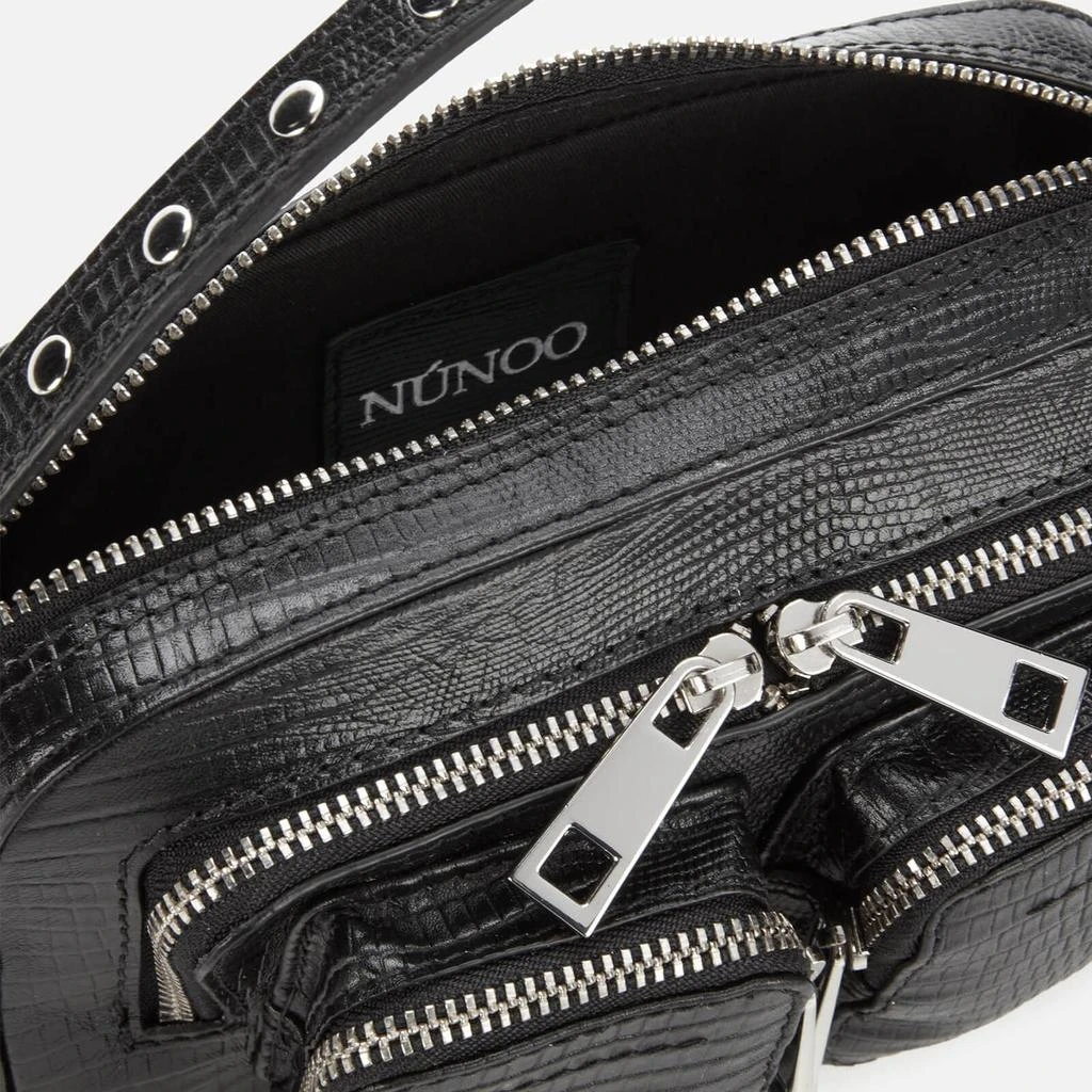 商品Nunoo|Núnoo Women's Helena Lizard Shoulder Bag - Black,价格¥557,第4张图片详细描述