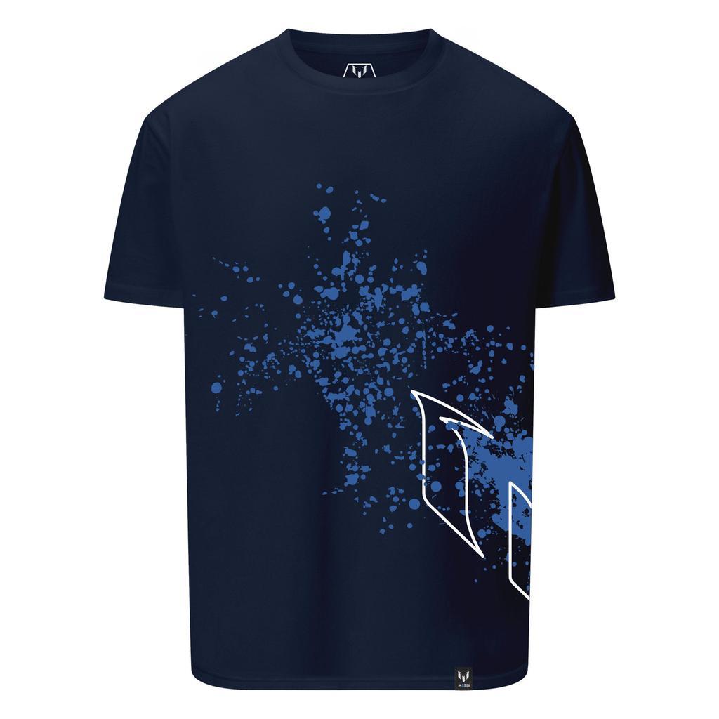 商品The Messi Store|Messi Paint Splash Logo T-Shirt - US/CA - Navy,价格¥368,第1张图片
