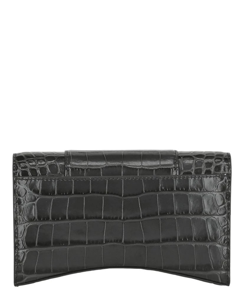 商品Balenciaga|Croc Embossed Hourglass Wallet On Chain,价格¥6511,第5张图片详细描述