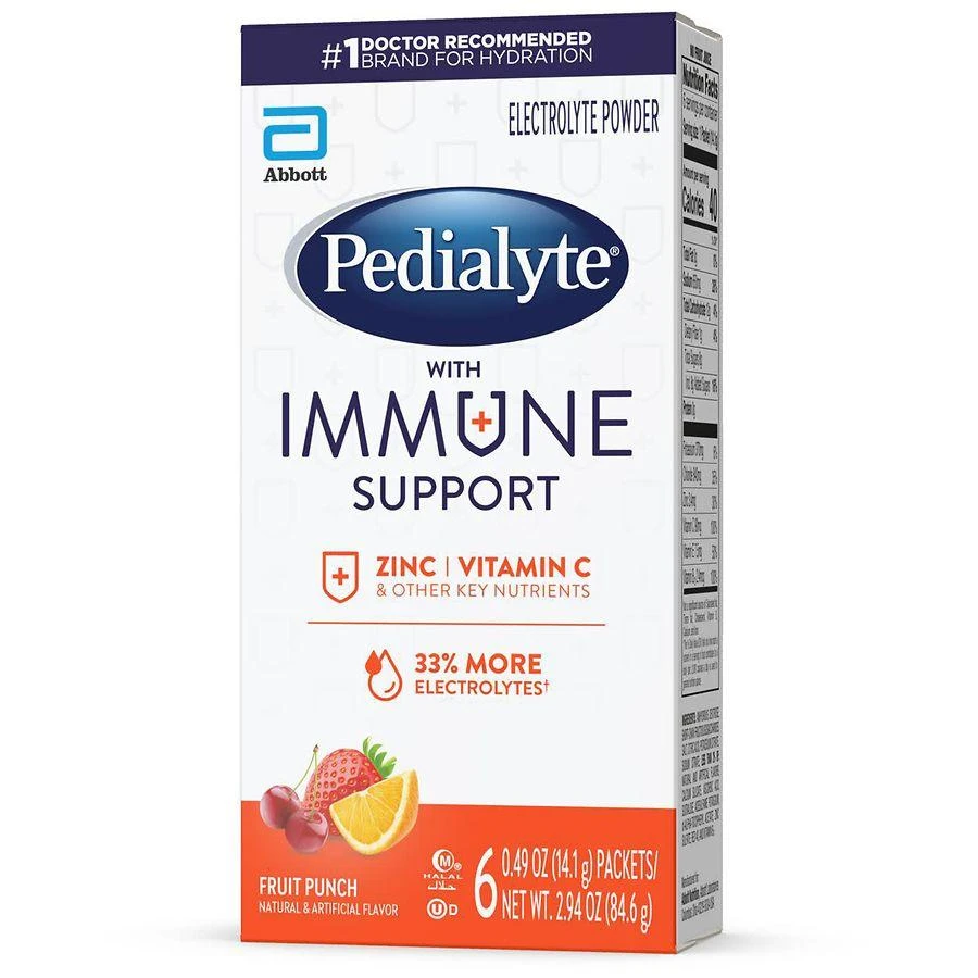 商品Pedialyte|With Immune Support Electrolyte Powder,价格¥122,第2张图片详细描述