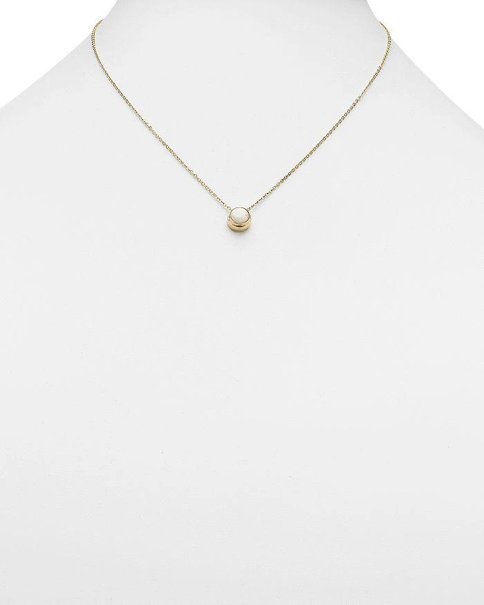 商品Bloomingdale's|Opal Bezel Set Pendant Necklace in 14K Yellow Gold, 18",价格¥5224,第2张图片详细描述
