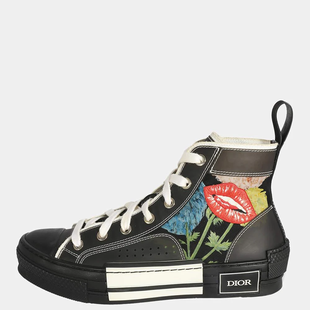 商品[二手商品] Dior|Dior x Raymond Pettibon B23 Lip Flower Sneakers EU 36,价格¥7788,第1张图片