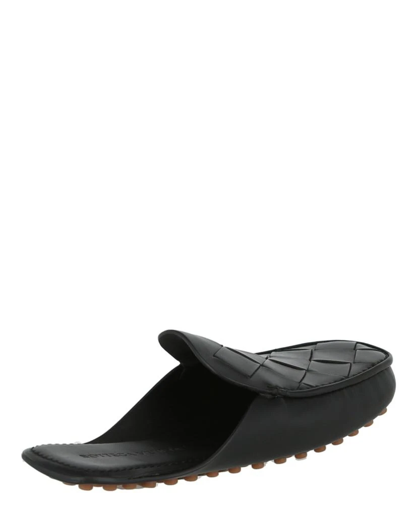 商品Bottega Veneta|Mens Intrecciato Leather Slides,价格¥1202,第3张图片详细描述