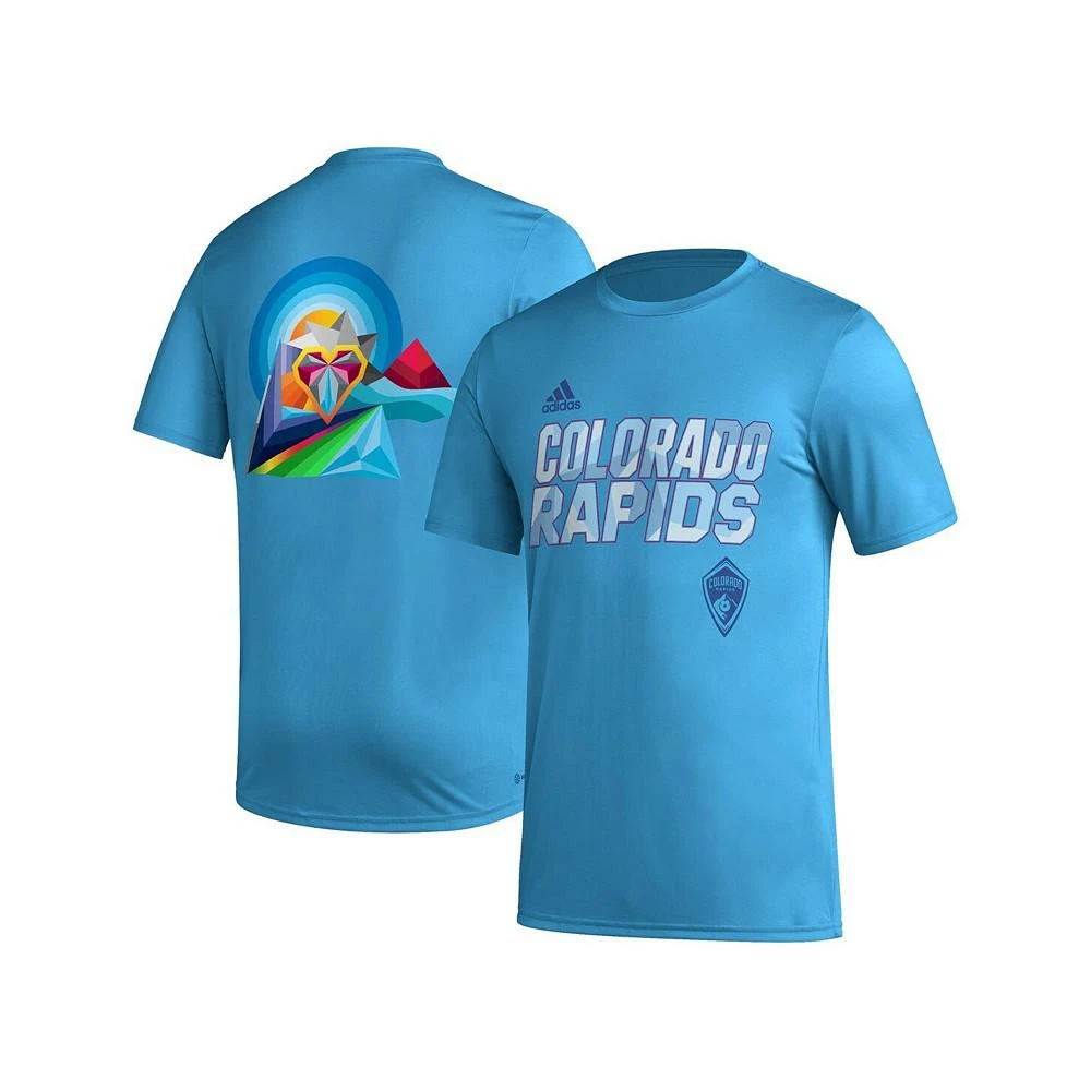 商品Adidas|Men's Sky Blue Colorado Rapids Team Jersey Hook AEROREADY T-shirt,价格¥293,第1张图片