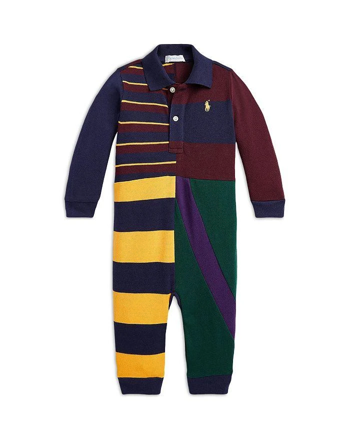 商品Ralph Lauren|Boys' Cotton Polo Coverall - Baby,价格¥148,第1张图片