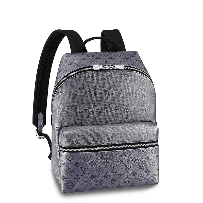 预售十天 Louis Vuitton/路易威登 22春夏新款DISCOVERY系列 男士小号灰色老花帆布配皮银扣双肩背包M30835 商品