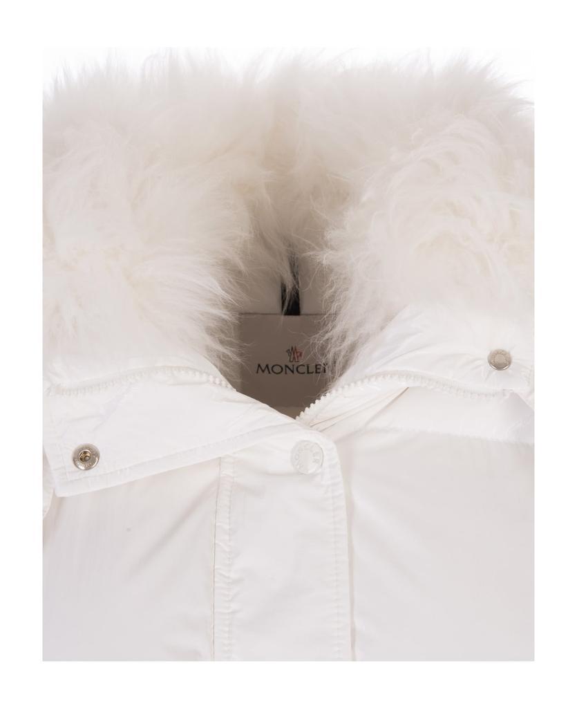 商品Moncler|Woman White Hanau Short Down Jacket,价格¥12337,第6张图片详细描述