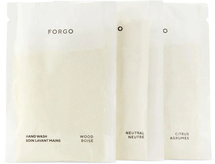 商品FORGO|Three Scents Hand Wash Refill Set, 3 x 12 g,价格¥236,第1张图片