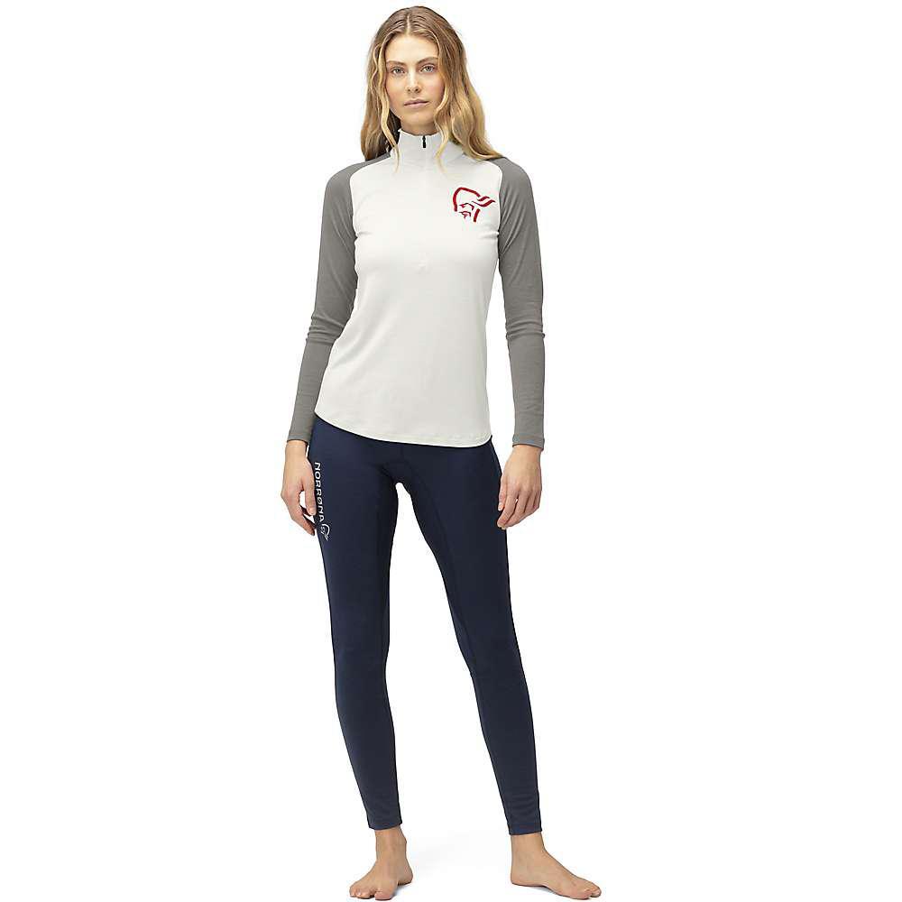 商品Norrøna|Norrona Women's Pureull Zip Neck Top,价格¥1117,第2张图片详细描述