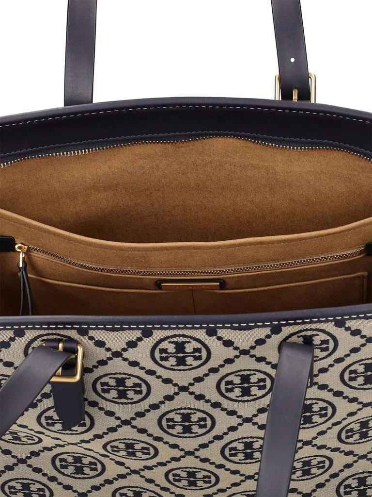 商品Tory Burch|T Monogram Cotton Tote Bag,价格¥4138,第5张图片详细描述