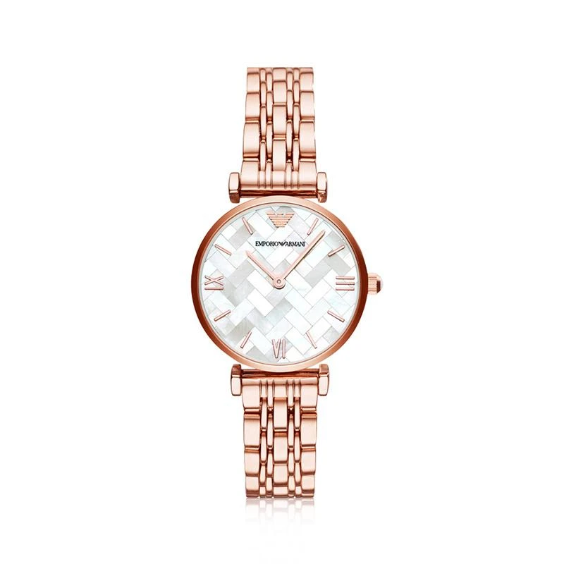 商品Armani|EmporioArmani 阿玛尼 女士水晶表带手表 AR11110,价格¥2106,第3张图片详细描述