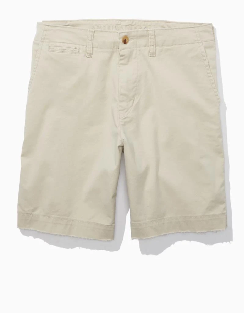 商品AE|AE Flex 9" Lived-In Khaki Short,价格¥137,第4张图片详细描述