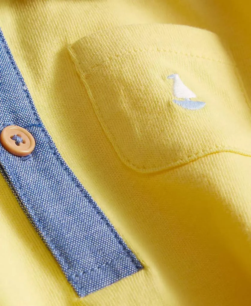 商品First Impressions|Baby Boys Embroidered Boat Sunsuit, Exclusively at Macy's,价格¥56,第4张图片详细描述