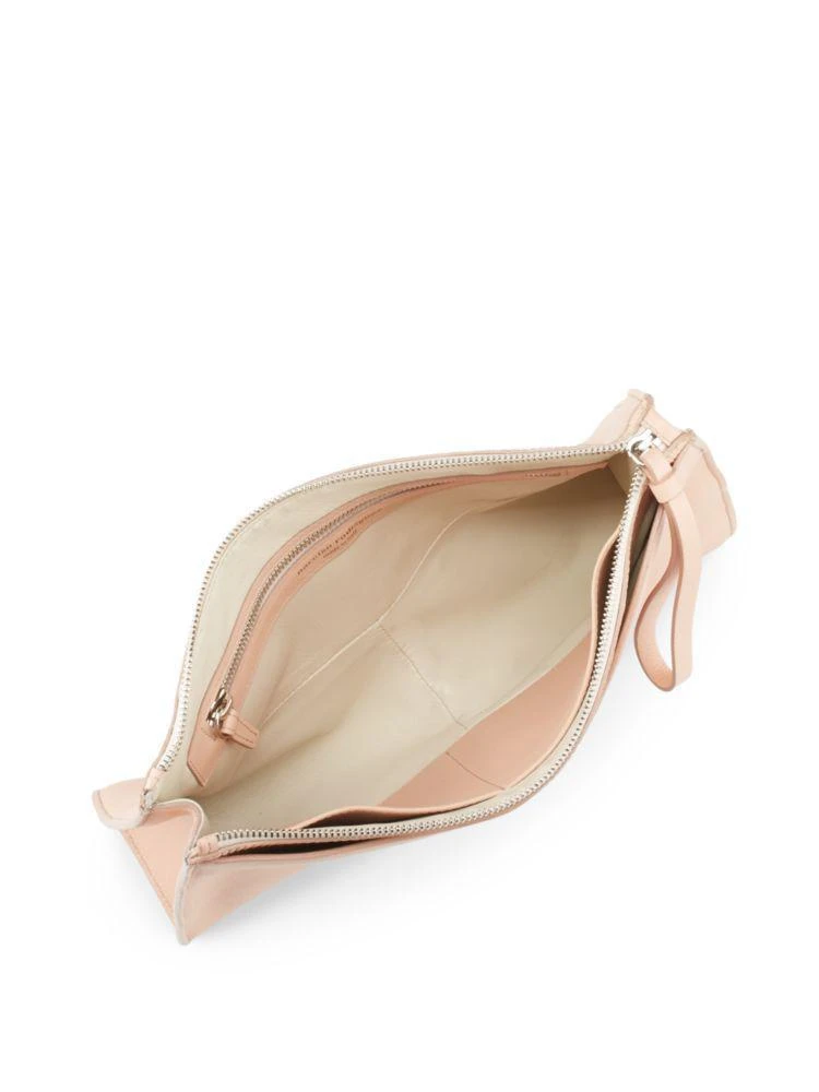 商品Narciso Rodriguez|Boomerang Mixed Leather Wristlet Tote,价格¥5205,第2张图片详细描述