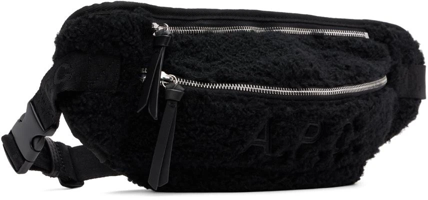 商品A.P.C.|Black Faux-Shearling Belt Bag,价格¥899,第2张图片详细描述