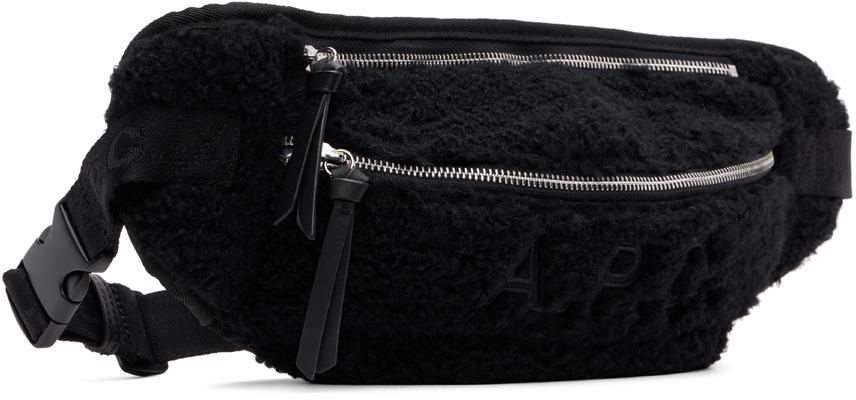 商品A.P.C.|Black Faux-Shearling Belt Bag,价格¥1315,第4张图片详细描述