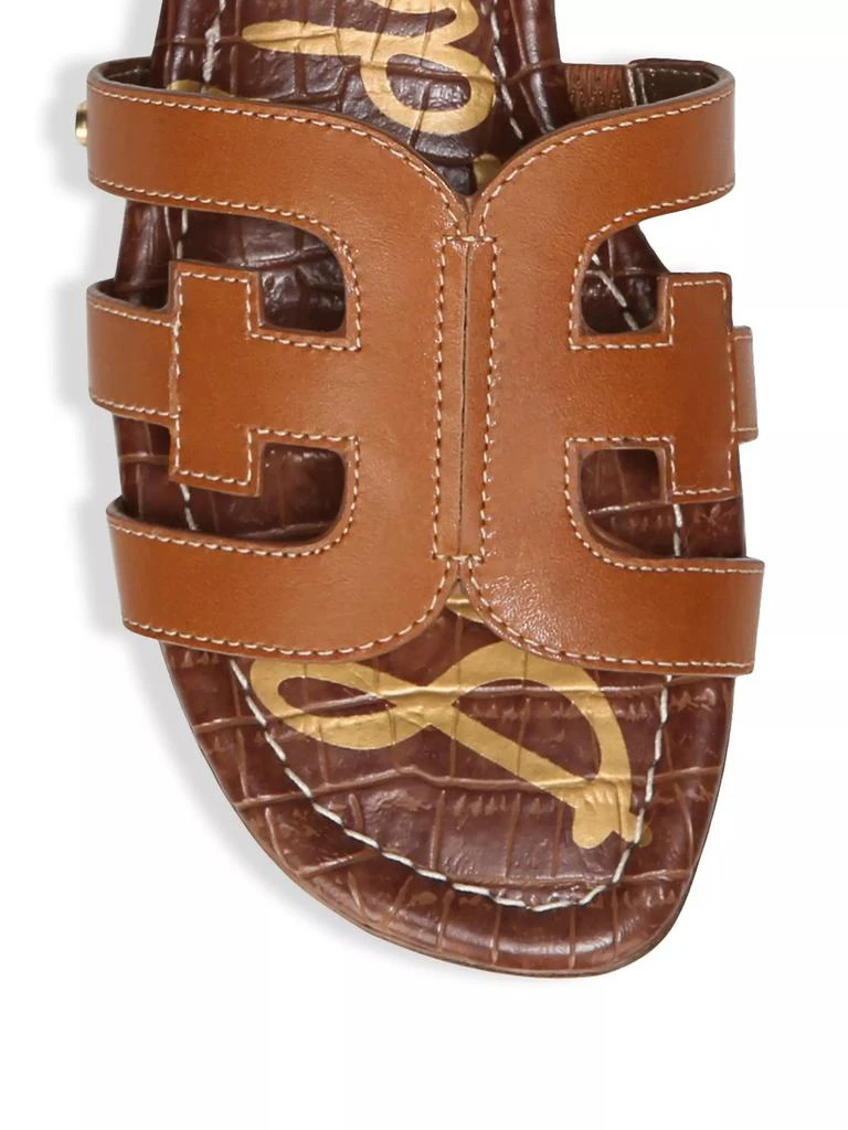 商品Sam Edelman|Bay Flat Leather Sandals,价格¥916,第4张图片详细描述