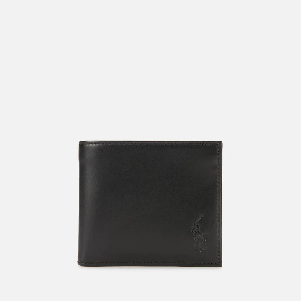 商品Ralph Lauren|Polo Ralph Lauren Men's Internal All Over Print Bifold Wallet - Black/White,价格¥603,第1张图片