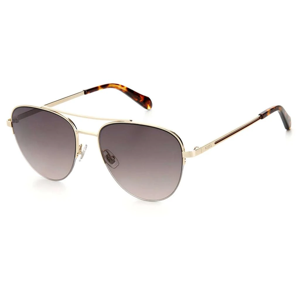 商品Fossil|Fossil Women's Gold Aviator Sunglasses,价格¥150,第1张图片