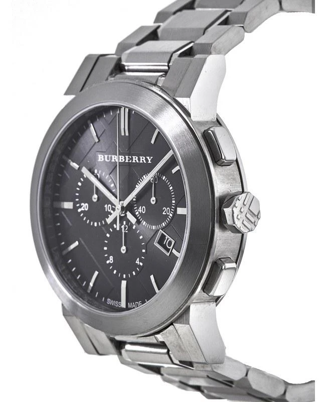 商品[二手商品] Burberry|Burberry Swiss Chronograph Black Dial Stainless Steel 42mm Men's Watch BU9351-PO,价格¥1593,第2张图片详细描述