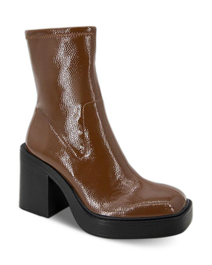 商品Kenneth Cole|Women's Amber Square Toe High Heel Booties,价格¥774,第1张图片