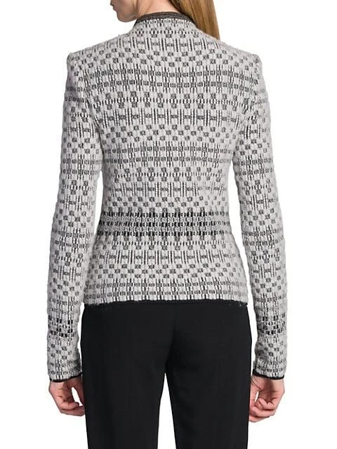 商品Giorgio Armani|Jacquard Knit Zip Jacket,价格¥29972,第5张图片详细描述