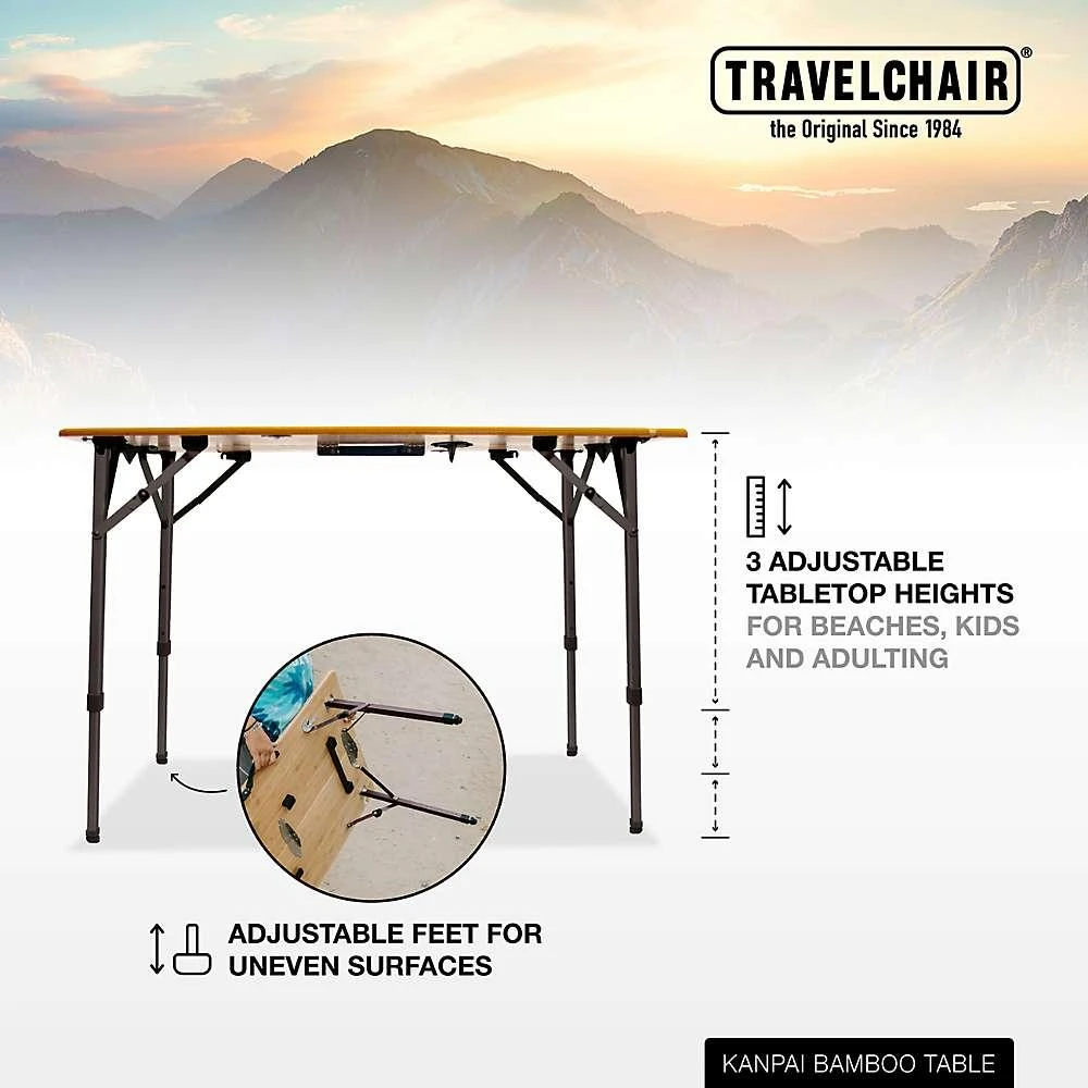 Travel Chair Kanpai Bamboo Table 商品