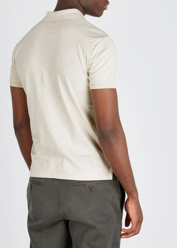 商品Ralph Lauren|Ecru slim Pima cotton polo shirt,价格¥1321,第3张图片详细描述