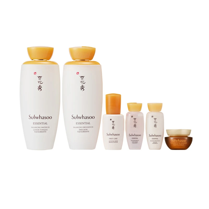 商品【原封正品】 Sulwhasoo|雪花秀 滋盈肌本护肤套装滋盈水乳6件套 补水保湿 改善暗沉,价格¥464,第1张图片